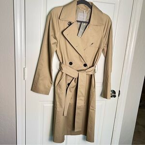 NWT Everlane Drape Cotton Trench XS